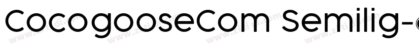 CocogooseCom Semilig字体转换